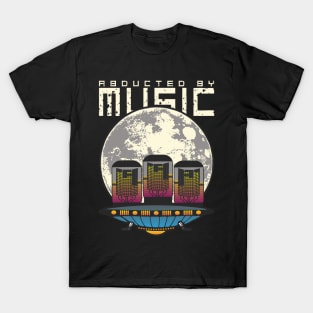 Alien Ufo Abducted by Music Disco Club T-Shirt